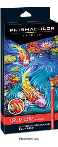 Imagen 1 de 11 de Lapices De Colores Borrables Prismacolor X12 Unidades
