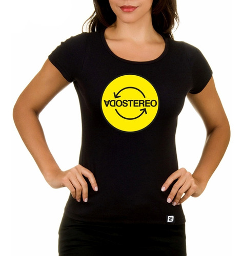 Remeras Estampadas Dama Soda Stereo Cerati 10 Digital Stamp