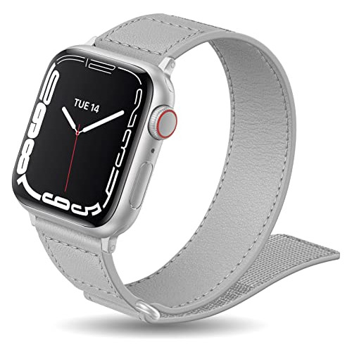 Yaxin Genuine Leather Band Compatible Con Apple Watch Ban 3