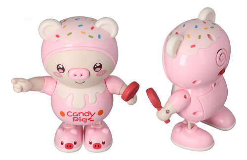 Pink Interactive Dancing Pig Toy Electronic Piglet Cool