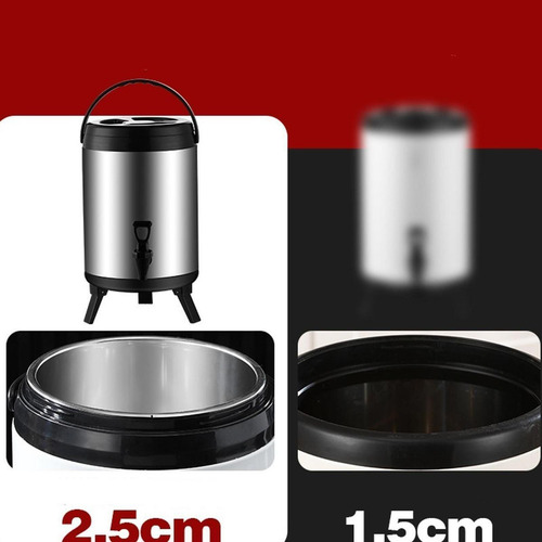 Barril Aislado De Acero Inoxidable, Dispensador De Té 10l