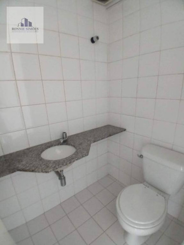 Imagem 9 de 11 de Sala Comercial À Venda E Para Alugar Em Moema, Edifício New Office Center, 3 Salas, Ar Condicionado, 2 Banheiros, 1 Vaga, 32 M², São Paulo. - Sa0554