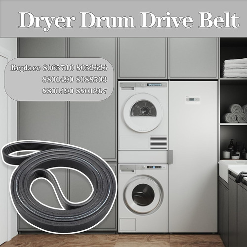 Gyuptrk Dryer Drum Drive Belt Replace 8065710 8052626 880149