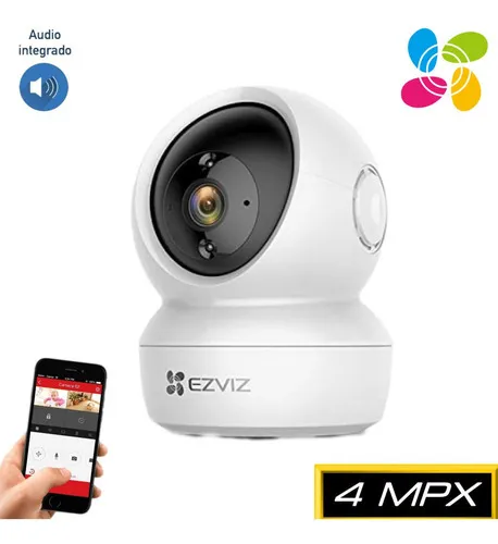 Cámara Seguridad Inalámbrica Wifi 360 Robótica 2k 4mpx Colo