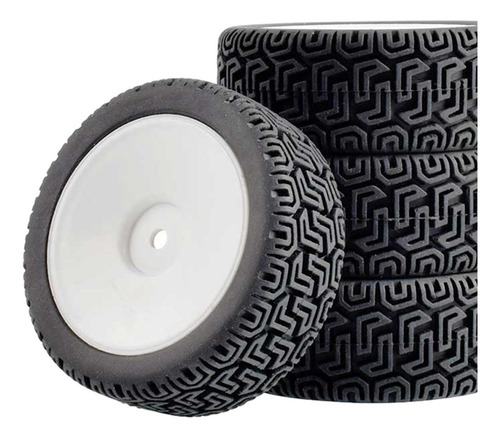 Paquete De 4 Neumáticos De Goma Para Wltoys 144001 1/10