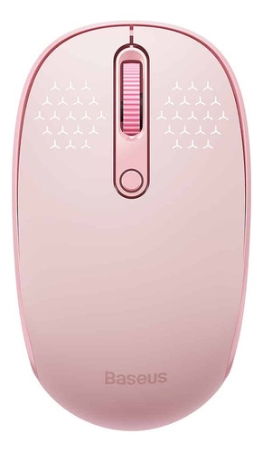 Baseus Mouse F01b Tri-mode Inálambrico Pórtatil Computadora Color Rosa