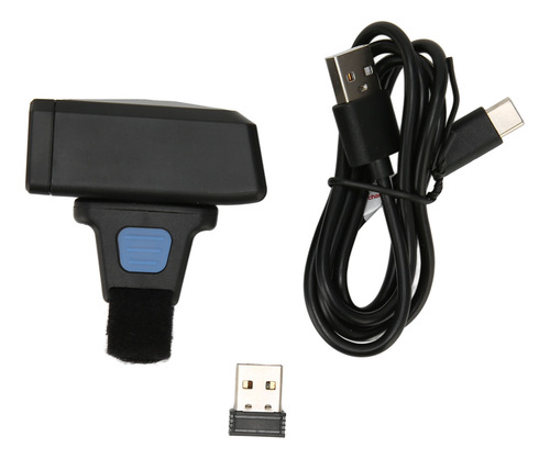 Escáner De Código De Barras De Anillo Inalámbrico 1d 2.4g Bl