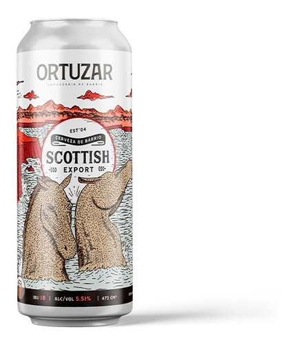 Cerveza Lata Ortuzar Scottish Roja 473ml - Ayrescuyanos Flex