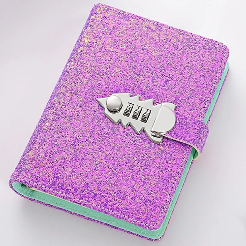 Diario Secreto Con Candado, Cuaderno Con Candado Para Niña