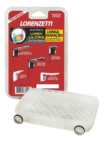 Resistência Lorenzetti Acqua Storm Ultra Star 220v 7800w Ori