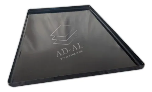 comprar Bandeja Enlozada Negra Panaderia 60x40x5 Carro Baguetera