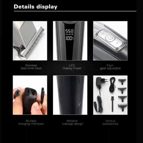 Máquina Wmark C24 De Cabelo E Pezinho Profissional