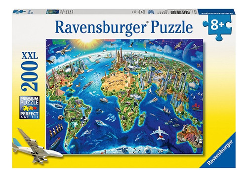 Puzzle Xxl Monumentos Del Mundo - 200 Piezas Ravensburger