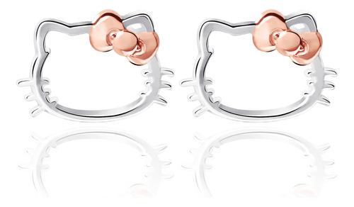 Sanrio Hello Kitty Pendientes De Tuerca Para Mujer - Pendien