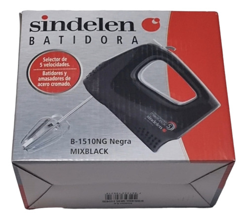 Batidora Sindelen Mixblack B1510ng Negra 5 Velocidades 150 W