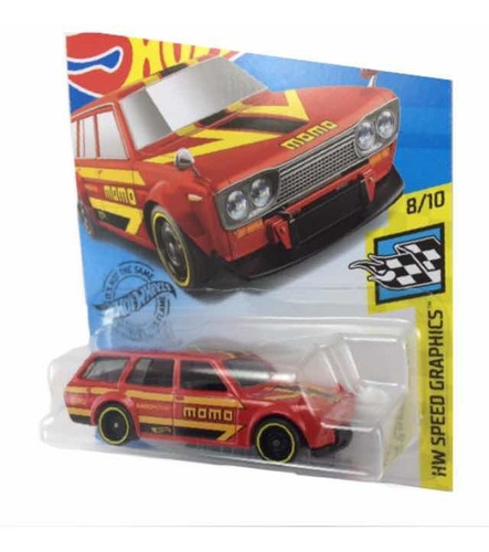 Hot Wheels Datsun Bluebird Wagon (510) Momo Negro