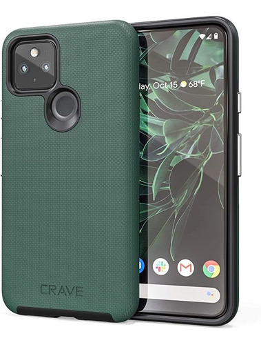 Crave Pixel 5 Case, Dual Guard Protection Series Case Para G