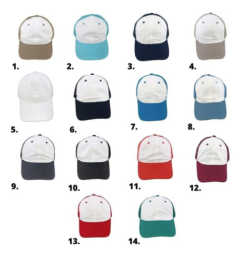 Imagen 2 de 6 de Gorras Trucker X12 Niños Gorra Básica Bordar Sublimar Fight