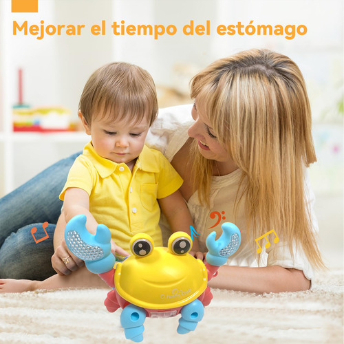 Luz con sensor de música infantil Crab Toy Fujão