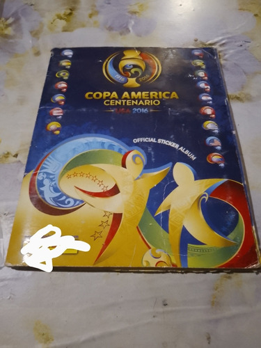 Álbum De Figuritas Copa América Centenario Usa 2016 Lleno