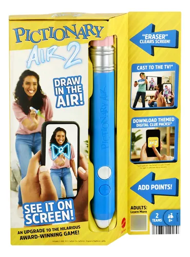 Jogo De Tabuleiro Pictionary Air 2 Com Aplicativo Hnt74