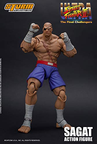 Tormenta Coleccionables 1/12 Sagat Street Fighter Qjhml