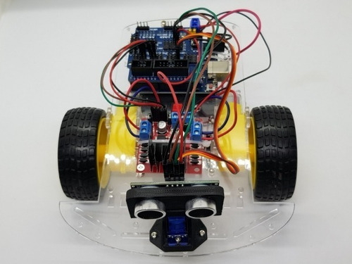 Imagen 2 de 6 de Robot Autonomo Motorizado Arduino Electronica + Auto Arduino