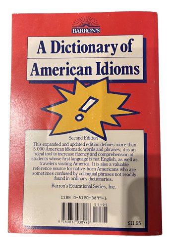 A Dictionary Of American Idioms (Usado)