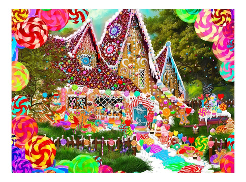 Wuundentoy The Gingerbread House con 500 piezas de rompecabezas