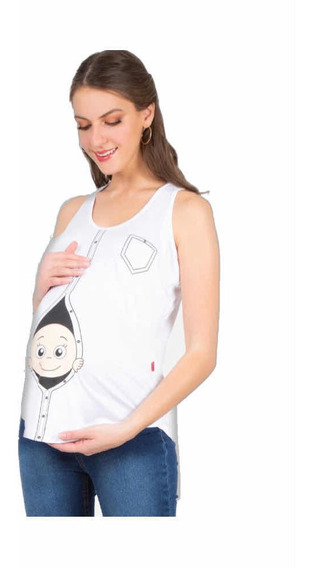 Blusa Playera Maternidad Juvenil Ropa Embarazadas Moda | MercadoLibre