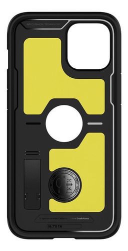 Capa com carregamento sem fio Spigen Tough Armor black com design iphone 12 pro max para Samsung Galaxy Galaxy S20 FE 5G de 1 unidade