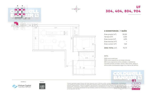 Apartamento De 2 Dormitorios En Venta En Centro