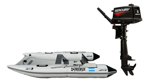 Bote Gomon Inflable Catamaran 335 + Mercury 5hp 2t Pc