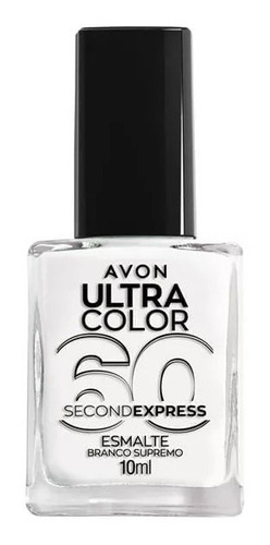 Avon Ultra Color - 60 Second Express - Esmalte - Cores Cor Branco Supremo