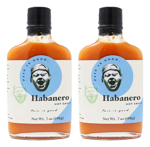 Pain Is Good Habanero Salsa Picante Botella De 7 Oz Hecho
