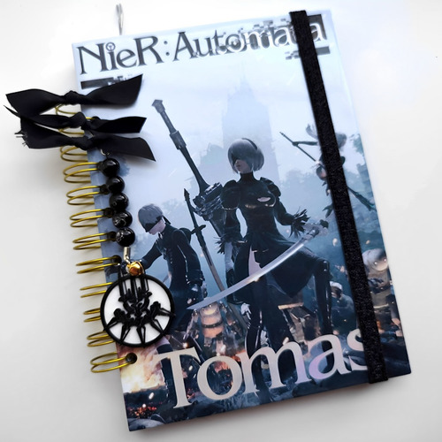 Nier Automata Agenda 2024 A5 Personalizada Con Tu Nombre