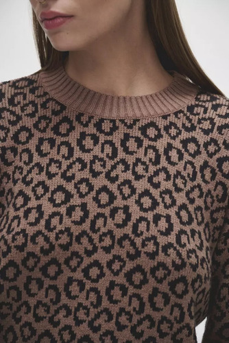 Sweater Animal Print Mary Mujer Sweet