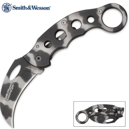 Navaja Karambit Operaciones Extremas Smith & Wesson Militar