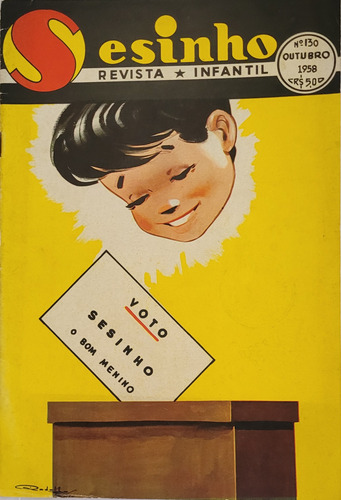 Hq Sesinho Revista Infantil N.°130 (1958) Leia O Anúncio (Usado)
