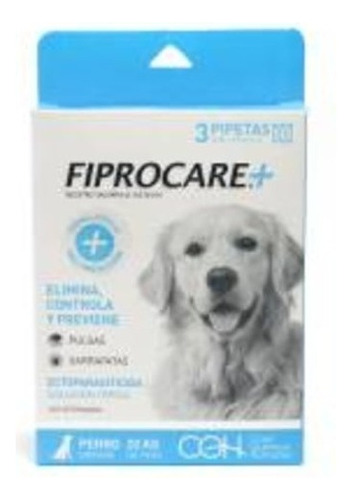 Ampolletas Fiprocare Cabello Perros 20 Kg