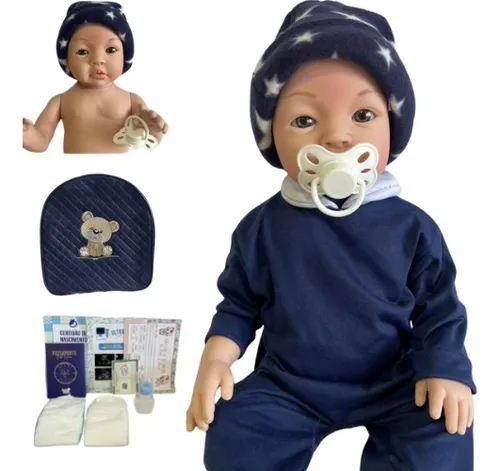 Bebe Tipo Verdade Real Realista Reborn Menino Barato Lindo Frete