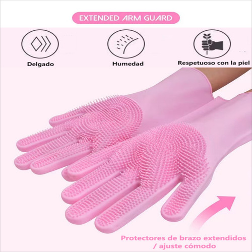 4 Pares Guantes Mágicos Limpieza Multiusos Lavar Trastes