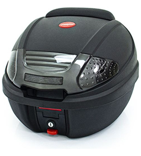 Maleta Trasera Para Moto Case Negro Humo / Un Casco 30lt