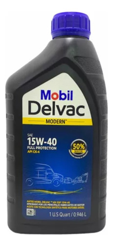 Aceite Mobil Delvac 15w40 Semi Sintetico 