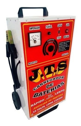 Carregador De Baterias Jts-003 50 Amperes P/ Carro - Moto