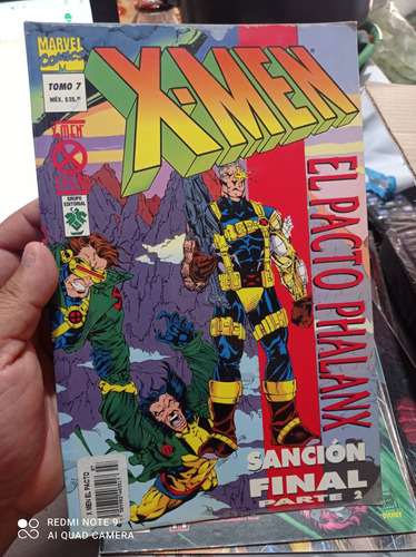 Cómic Marvel X Men El Pacto Phalanx Tomo No.7 Vid  3