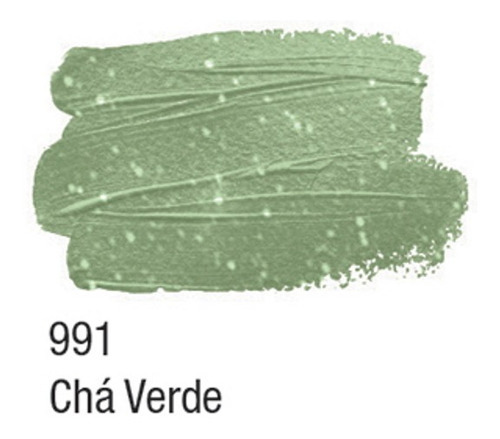 Tinta Cintilante Acrilex 100ml - Acab.fosco/efeito Brilho Cor 991-chá Verde