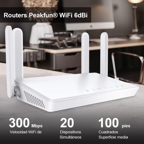 Router Repetidor Wifi Mini Extender 300mbps Routers Blanco
