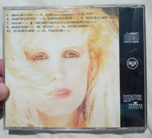 Sin Red Valeria Lynch Incluye La Vida Pasa + Dvd/cd Italiano