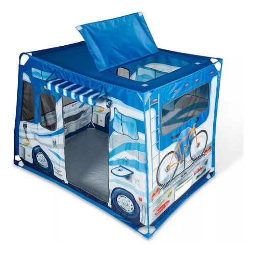 Para Niños Tipo Camper Melissa & Doug 120x78x100 Cms Color Azul